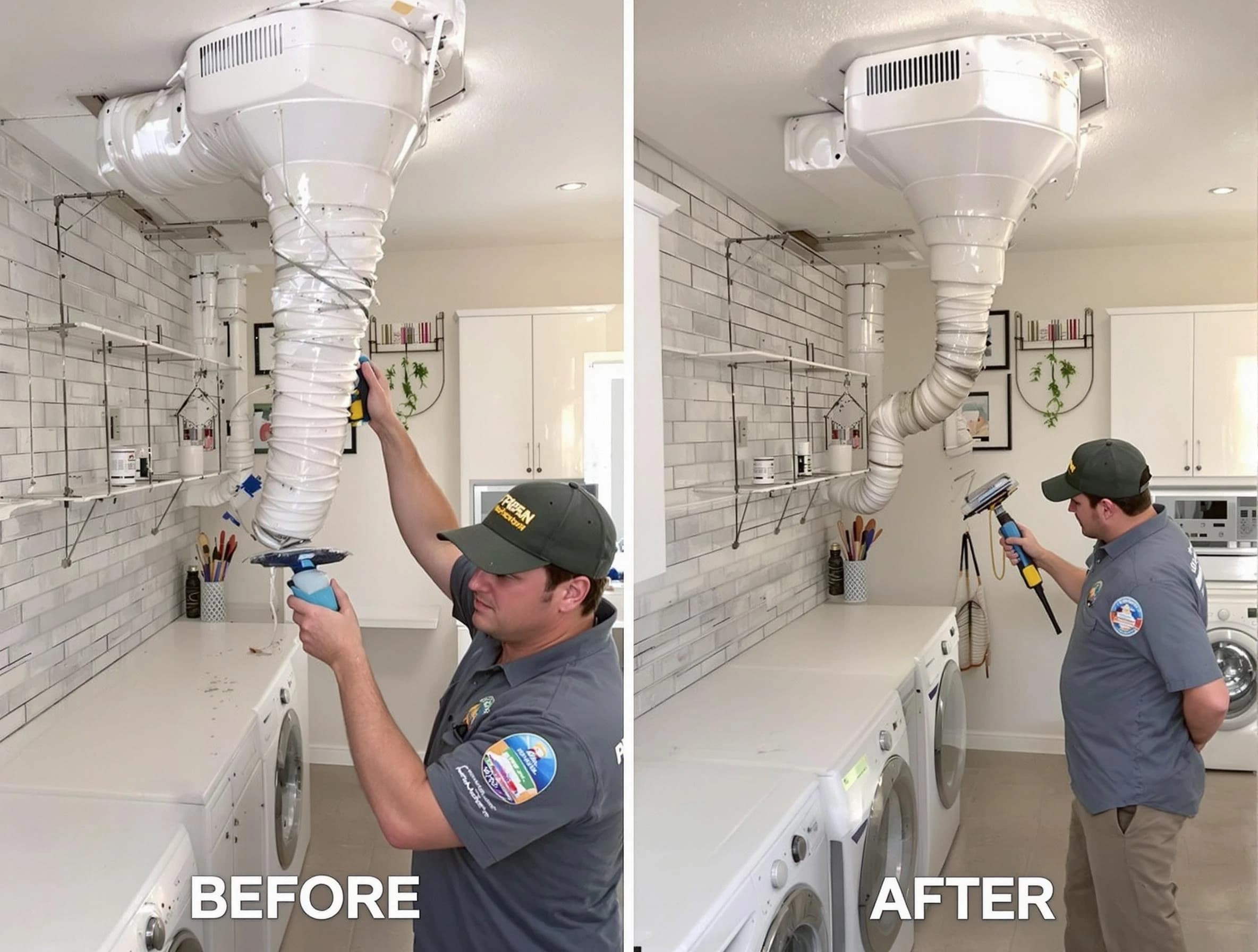 Professional dryer exhaust vent cleaning by Monument Dryer Vent Cleaning in Monument